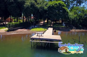 Rancho São Miguel - Vista do Rio para o Píer