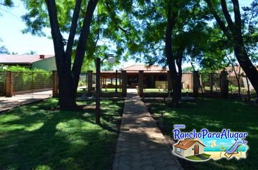 Rancho São Miguel - Vista do Rio para o Rancho