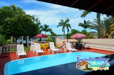 Rancho Laura Mariana - Vista da Varada para a Piscina