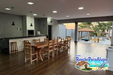 Rancho Top 10 - Varanda com Área Gourmet