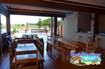 Rancho Imperador - Varanda com Área Gourmet