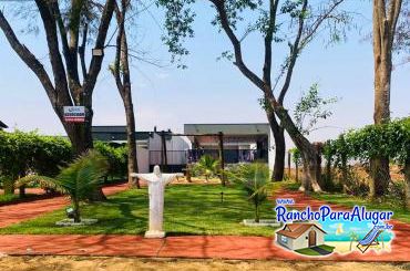 Rancho Talismã - Vista do Rio para o Rancho