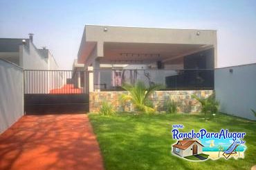 Rancho Talismã - Vista do Balanço para o Rancho