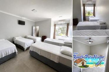 Rancho Rio Grande Premium - Suítes com 06 Camas e com 04 Camas e com 03 Camas com ar e Ventilador e Tv. Incl
