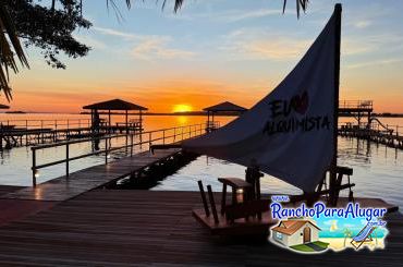 Rancho Alquimista - Área com Vista para o Rio