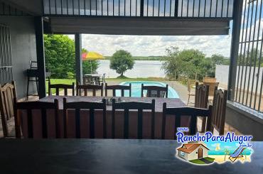 Rancho da Kelly - Vista da Cozinha para o Rio