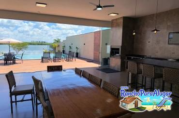 Rancho Paraíso 1 - Vista da Varada para a Piscina