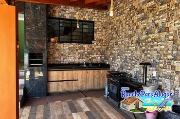 Rancho Recanto da Mirella - Área de Churrasco