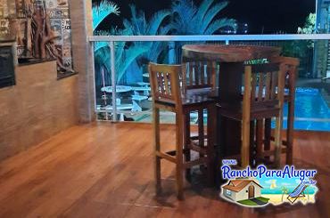 Rancho Recanto Dorotheo - Vista da Varada para a Piscina