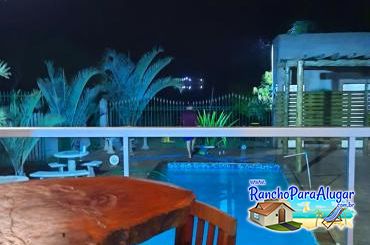 Rancho Recanto Dorotheo - Vista da Área Gourmet para a Piscina