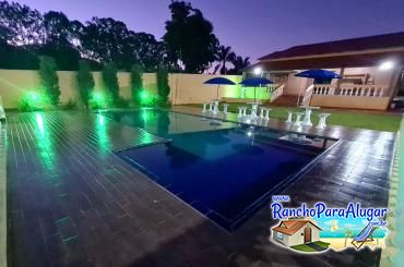 Rancho Maia - Vista da Piscina para a Casa