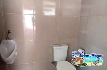 Rancho Moema - Banheiro Social na Varanda