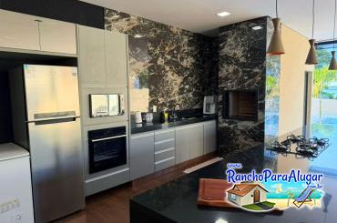 Rancho Diamante - Cozinha com Churrasqueira