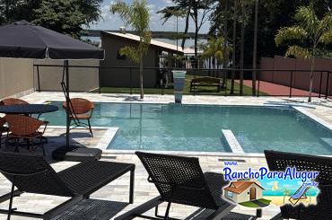 Rancho Diamante - Área da Piscina com Hidromassagem