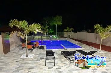 Rancho Diamante - Piscina com Iluminação em Led