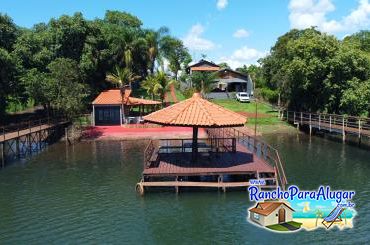 Rancho J.R - Vista do Rio para o Píer