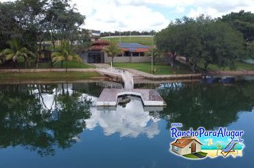 Rancho Pingo de Dó - Vista do Rio para o Rancho