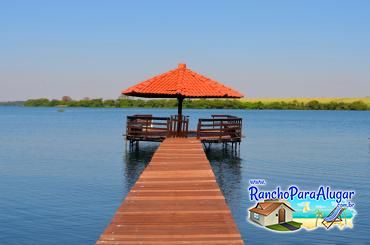 Rancho Oliveira - Pier com Quiosque